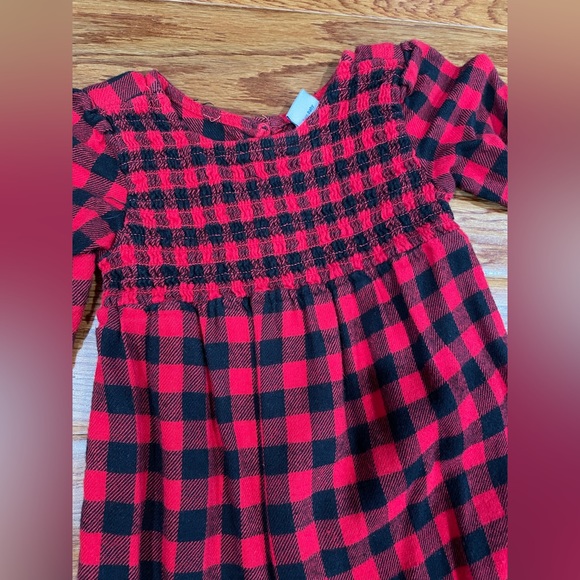 Old Navy 6-12 Months Flannel Romper- Buffalo Check - Picture 2 of 4